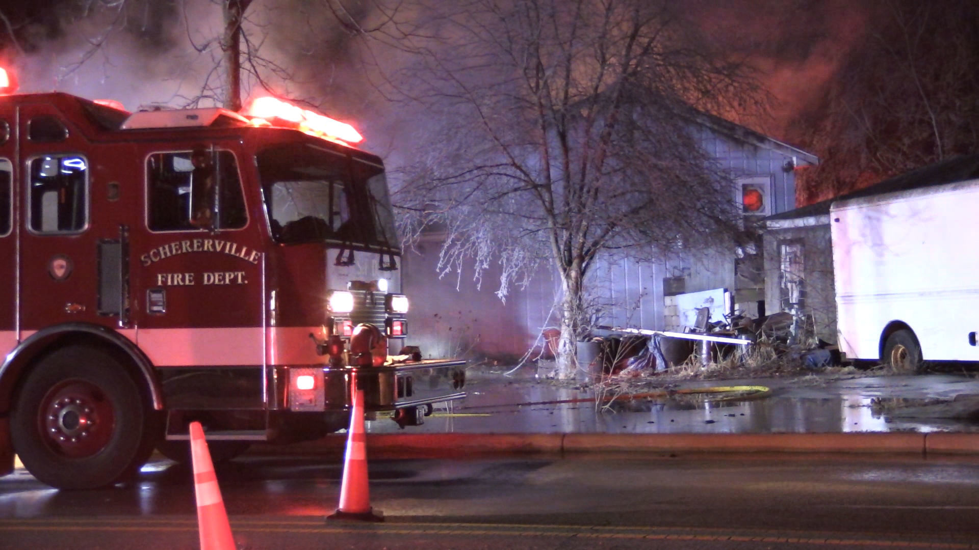 Fire destroys home in Schererville early Saturday